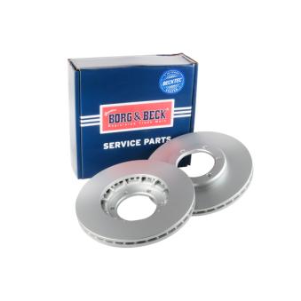 Jeu de 2 disques de frein avant BORG & BECK OEM 602550