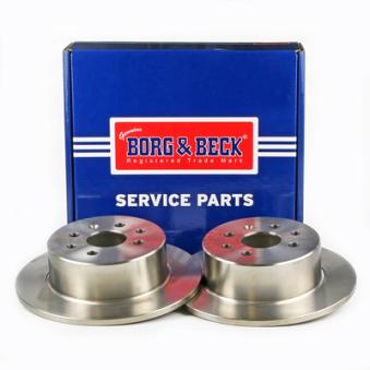Jeu de 2 disques de frein arrière BORG & BECK OEM 569209 Jeu de 2 disques de frein arrière BORG & BECK OEM 569209