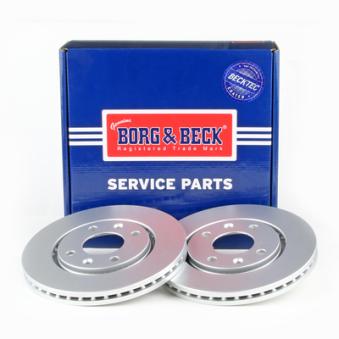 Jeu de 2 disques de frein avant BORG & BECK OEM 4246L9