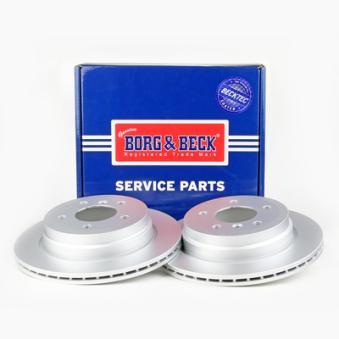 Jeu de 2 disques de frein arrière BORG & BECK OEM 34216864901