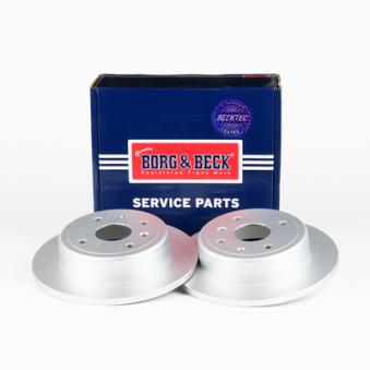 Jeu de 2 disques de frein arrière BORG & BECK BBD5158