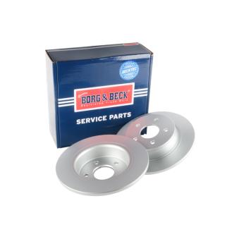 Jeu de 2 disques de frein arrière BORG & BECK OEM 1683384
