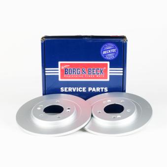 Jeu de 2 disques de frein arrière BORG & BECK OEM 584113Z100