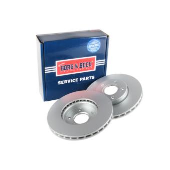 Jeu de 2 disques de frein avant BORG & BECK OEM 1686723