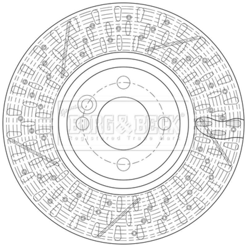 Jeu de 2 disques de frein avant BORG & BECK BBD5247 - Visuel 2