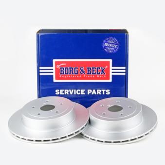 Jeu de 2 disques de frein arrière BORG & BECK OEM 26700FE050