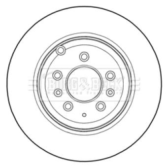 Jeu de 2 disques de frein arrière BORG & BECK BBD5276
