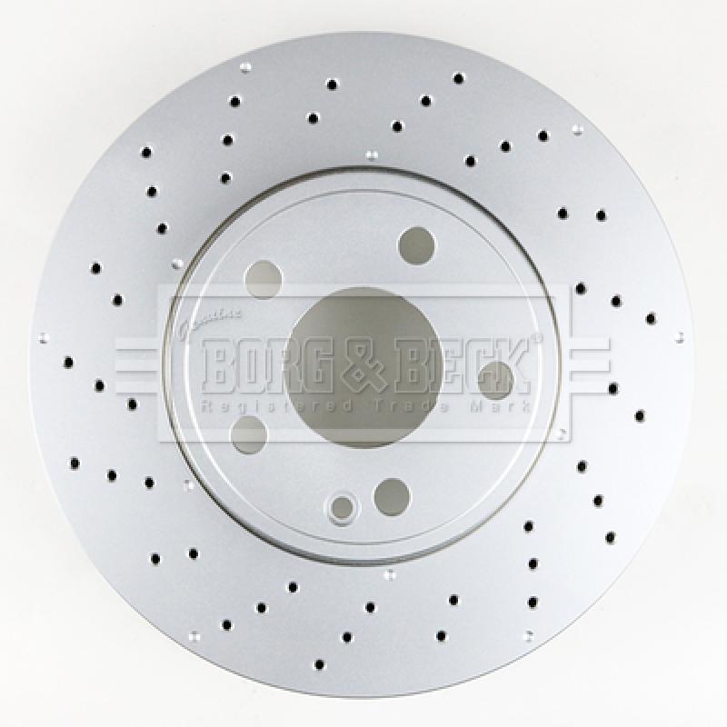 Jeu de 2 disques de frein avant BORG & BECK BBD5322 - Visuel 2