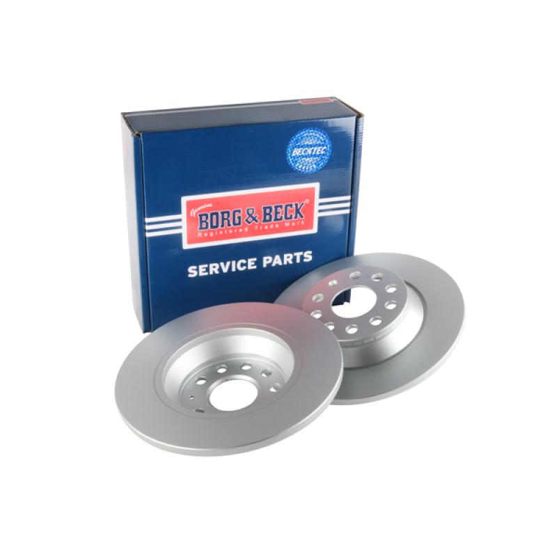 Jeu de 2 disques de frein arrière BORG & BECK BBD5331 - Visuel 1