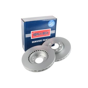 Jeu de 2 disques de frein avant BORG & BECK OEM 9675223380