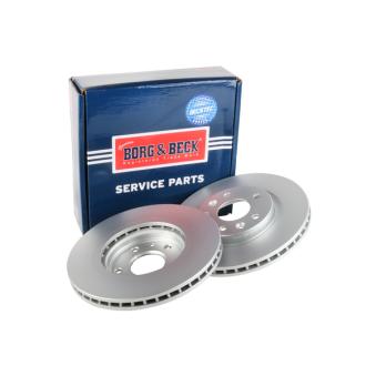 Jeu de 2 disques de frein avant BORG & BECK OEM 402064BA0A