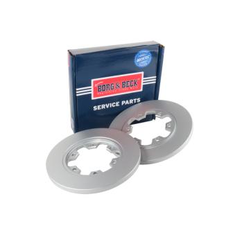 Jeu de 2 disques de frein arrière BORG & BECK OEM 1815600