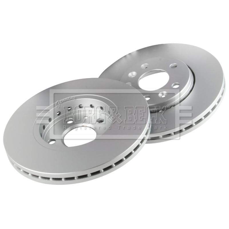 Jeu de 2 disques de frein avant BORG & BECK BBD5391 - Visuel 1