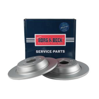 Jeu de 2 disques de frein arrière BORG & BECK OEM 2019881