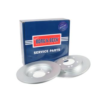 Jeu de 2 disques de frein arrière BORG & BECK OEM 58411G2300