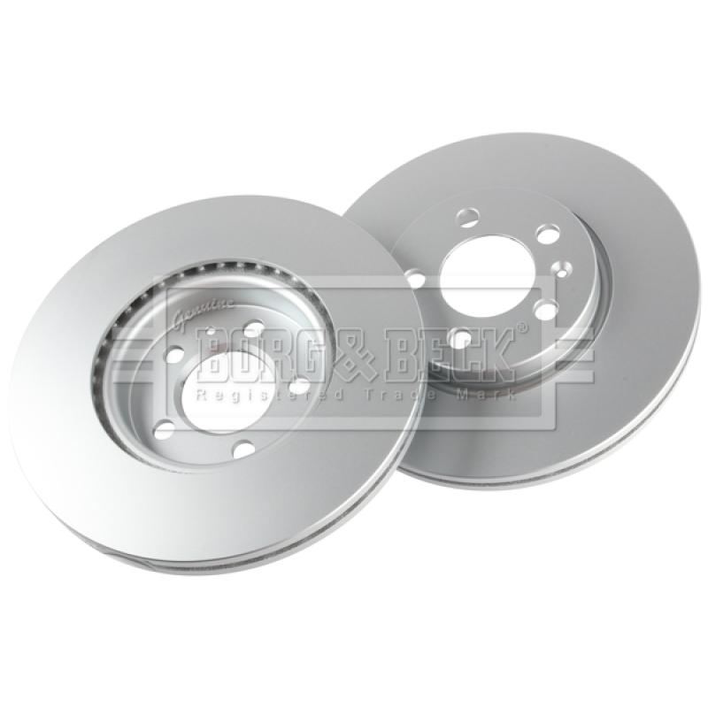 Jeu de 2 disques de frein avant BORG & BECK BBD5532 - Visuel 2
