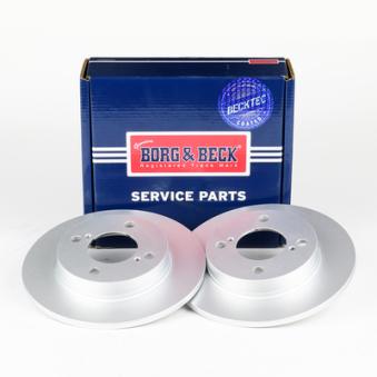 Jeu de 2 disques de frein arrière BORG & BECK BBD5543