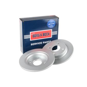 Jeu de 2 disques de frein arrière BORG & BECK OEM 2096336