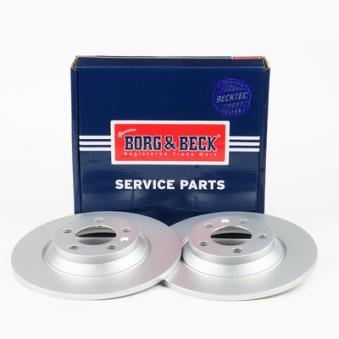Jeu de 2 disques de frein arrière BORG & BECK OEM 2Q0615601G