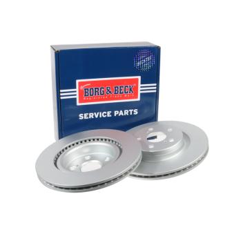 Jeu de 2 disques de frein avant BORG & BECK BBD5650