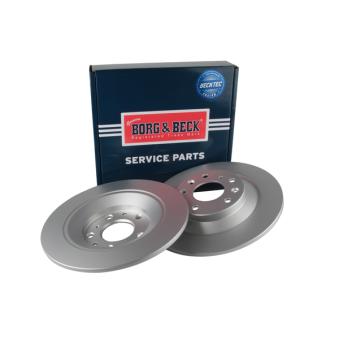 Jeu de 2 disques de frein arrière BORG & BECK OEM DGJ626251