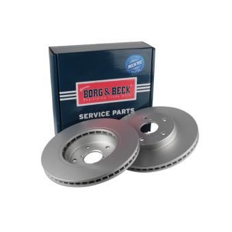 Jeu de 2 disques de frein avant BORG & BECK BBD5670