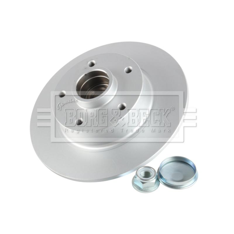 Jeu de 2 disques de frein arrière BORG & BECK BBD5838S - Visuel 2
