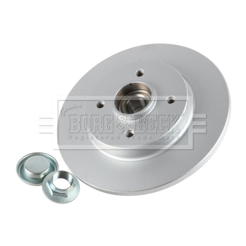 Jeu de 2 disques de frein arrière BORG & BECK BBD5842S - Visuel 2