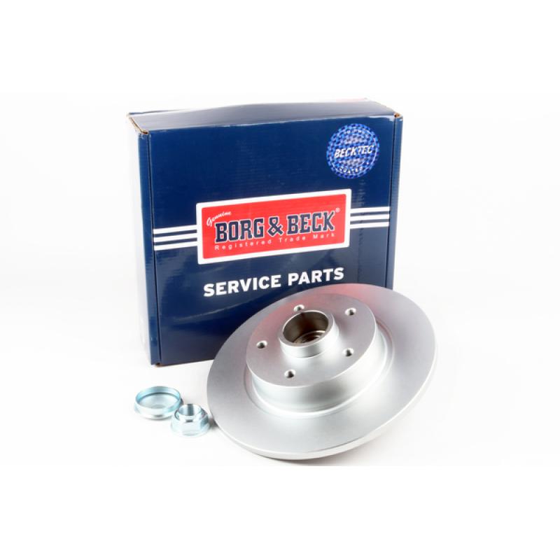 Jeu de 2 disques de frein arrière BORG & BECK BBD5968S - Visuel 1