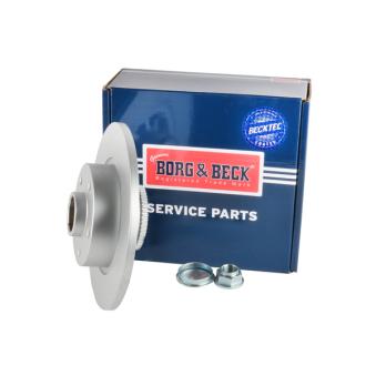 Jeu de 2 disques de frein arrière BORG & BECK OEM 432007343R