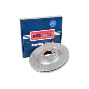 Jeu de 2 disques de frein avant BORG & BECK OEM 1664211012