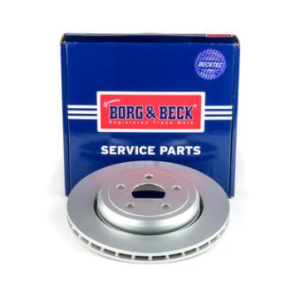 Jeu de 2 disques de frein arrière BORG & BECK [BBD6140S]