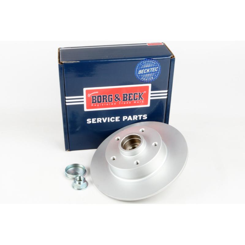 Jeu de 2 disques de frein arrière BORG & BECK BBD6150S - Visuel 1
