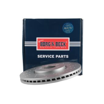 Jeu de 2 disques de frein avant BORG & BECK OEM 2474211000