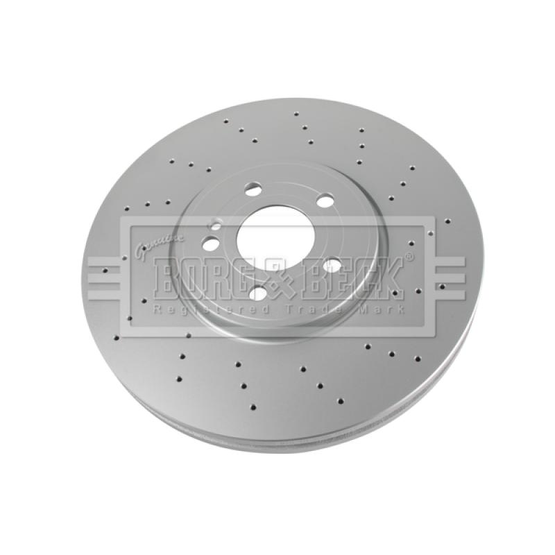 Jeu de 2 disques de frein avant BORG & BECK BBD6263S - Visuel 1