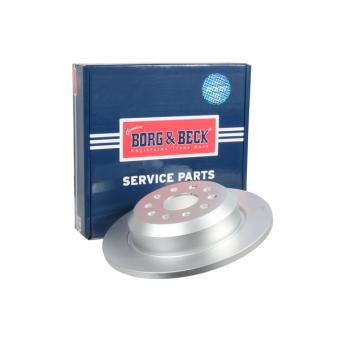 Jeu de 2 disques de frein arrière BORG & BECK [BBD6296S]