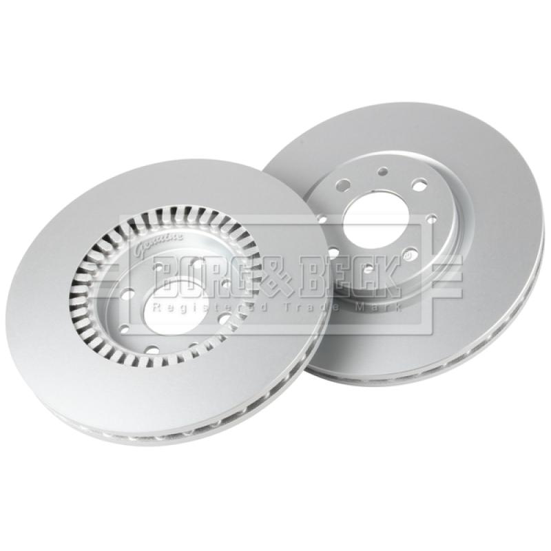 Jeu de 2 disques de frein avant BORG & BECK BBD6311 - Visuel 1