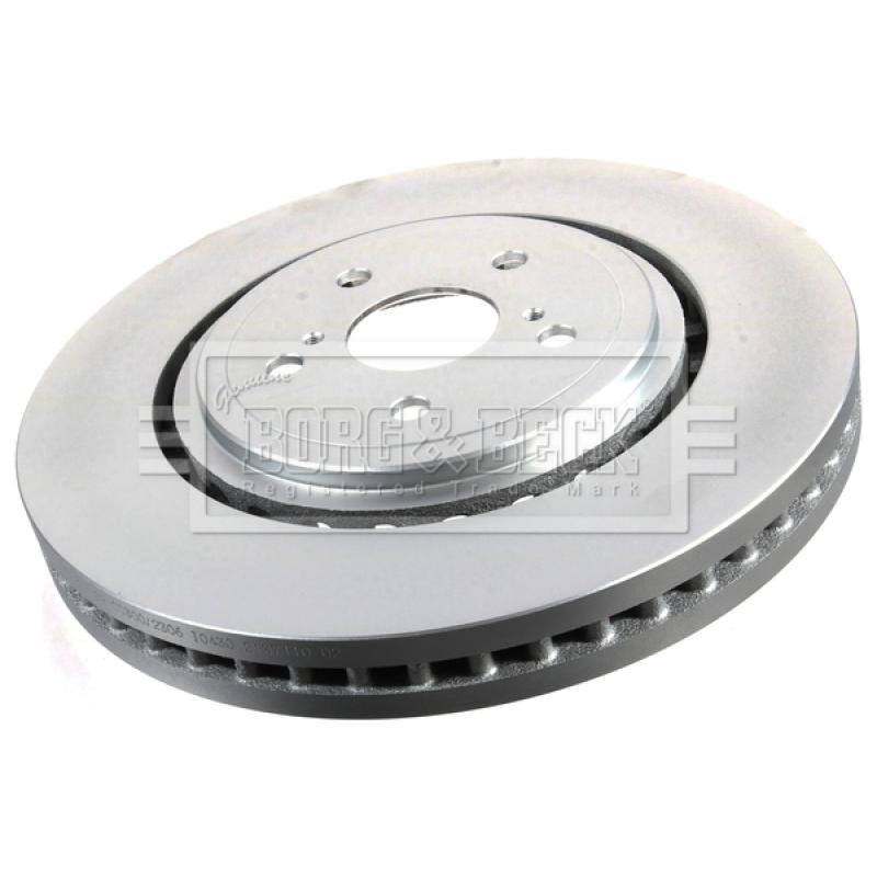 Jeu de 2 disques de frein avant BORG & BECK BBD6317S - Visuel 1