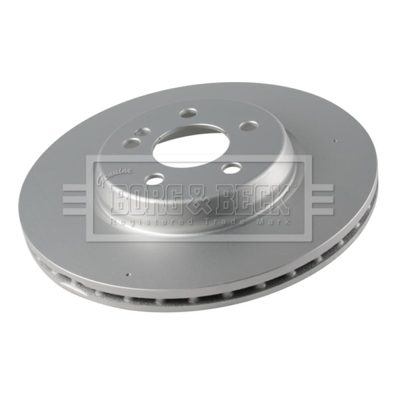 Jeu de 2 disques de frein arrière BORG & BECK BBD7034S - Visuel 1