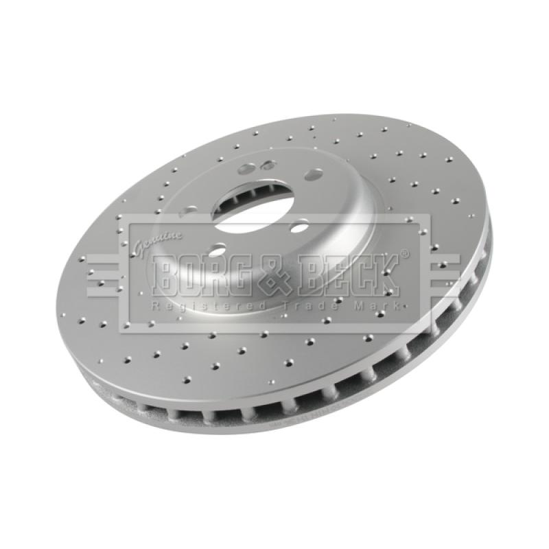 Jeu de 2 disques de frein avant BORG & BECK BBD7036S - Visuel 1