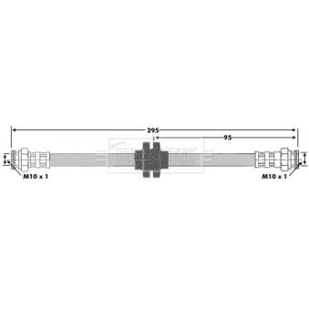 Flexible de frein BORG & BECK OEM 7663039