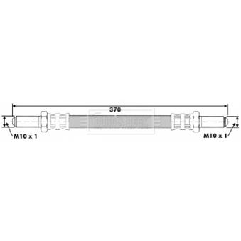 Flexible de frein BORG & BECK [BBH6247]