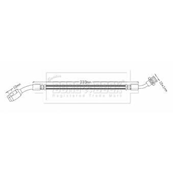 Flexible de frein BORG & BECK OEM 1954519
