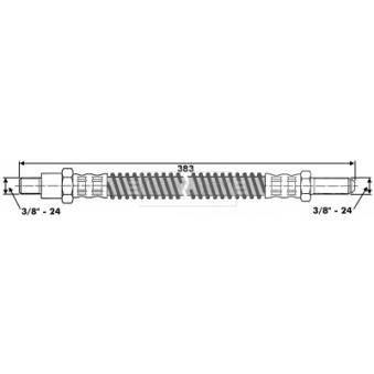 Flexible de frein BORG & BECK [BBH6559]