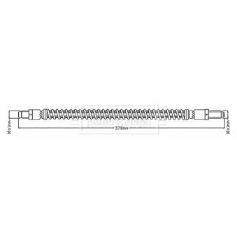 Flexible de frein BORG & BECK BBH6569