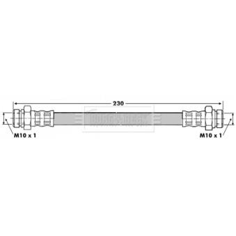 Flexible de frein BORG & BECK OEM MB950626