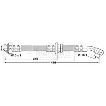 Flexible de frein BORG & BECK OEM 5158060G00