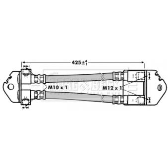 Flexible de frein BORG & BECK OEM 4041435