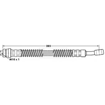 Flexible de frein BORG & BECK OEM 5873102500 Flexible de frein BORG & BECK OEM 5873102500