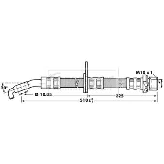 Flexible de frein BORG & BECK OEM 90947W2049